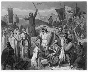 Middle Eastern Conflict Art Imprime: Crusaders Take Jerusalem