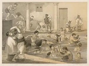 British Railway Station Imprime: Curry&rice / Bathing Pool