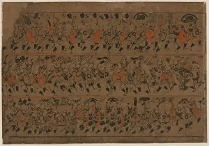 Antique Japanese Prints Online Imprime: Daimyo procession