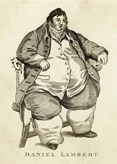 19th Century Portraits Imprime: Daniel Lambert (3)