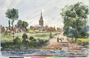 Watercolour On Paper Art Imprime: Daventry