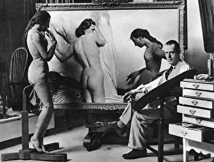 David Jagger en su estudio.
