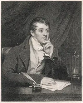 Humphry Davy Portrait Imprime: Davy / Phillips