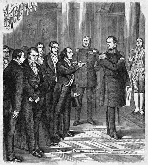19th Century Royalty Imprime: Deputation to the King 2