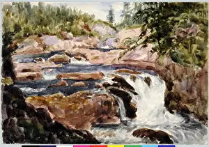 James Moore Watercolour Art Imprime: Devils Mill