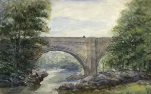 Cumbrian Landscape Photography Imprime: Devils Bridge, England