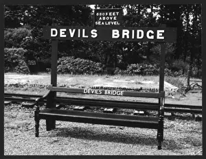 Welsh Railways History Imprime: Devils Bridge Station