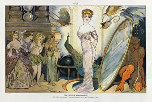 Puck Magazine Illustrations Imprime: The devils masterpiece