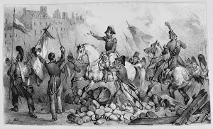 Revolutionary War Scenes Imprime: Directing the Fighting