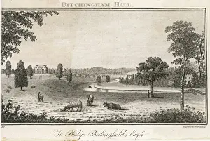England Countryside Views Imprime: Ditchingham Hall