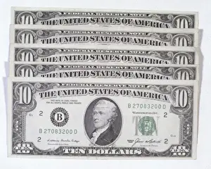 American Currency Imprime: Ten Dollar Notes