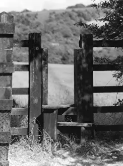 Buckinghamshire England Imprime: Double-Step Stile