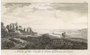 British Landmarks Photography Imprime: Dover Castle & Town