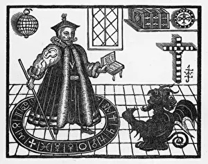 Ilustración Imprime: Frontispicio de Dr Fausto