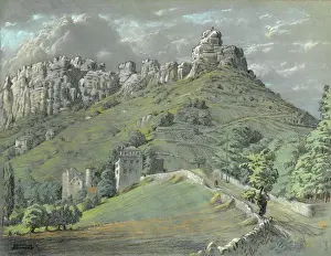Mountainous Scenic Views Imprime: Dramatic landscape