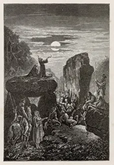 Ancient Celtic Rituals Imprime: Druids