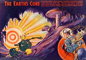 Space Exploration History Imprime: Earths Core