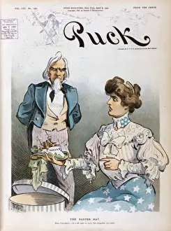 Vintage Easter Illustrations Imprime: The Easter hat