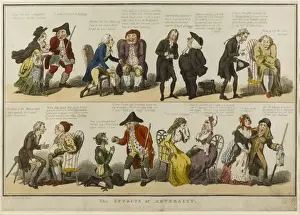 Vintage Historical Artwork Imprime: The Effects of Adversity