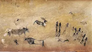 Mesolithic Art Spain Imprime: Eguilaz