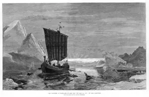 9th Century History Imprime: Eric the Red Sails