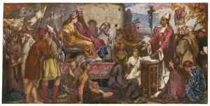Christianity In Britain Imprime: Ethelbert &^ Augustine