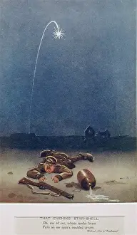 Royal Warwickshire Regiment Imprime: That Evening Star-Shell