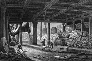 Historical Factory Images Imprime: Factory Interior