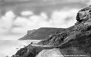 Northern Ireland Coastal Views Imprime: Fair Head from the Cliff Path