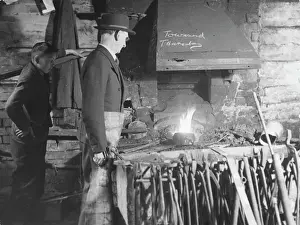 Reading England History Imprime: Farrier at his Forge