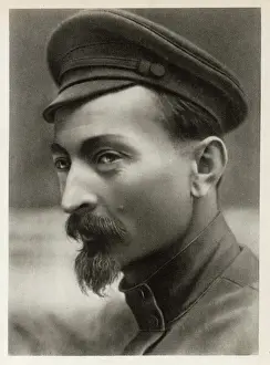 Impresiones de Agitador polaco/ruso FÉLIX DZERŽINSKI fue desterrado a Sibera y expulsado en parte por su participación en el levantamiento de 1905, regresó en 1917, encabezó la policía secreta (Cheka) etc Rusia Imprime: Felipe Zerejzinski