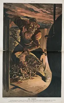 Puck Magazine Art Imprime: The fireman