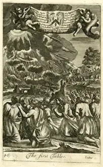 Ten Commandments Artwork Imprime: The First Tables (Ten Commandments)