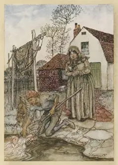 Historical Fairy Tales Imprime: The Fish and the Ring