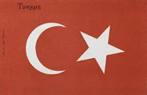 Turkish Flag Imprime: Flag of Turkey