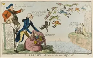 Irish History Prints Online Imprime: A Flight across the Herring Pool