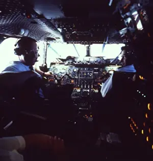 British Airways Concorde Imprime: Flightdeck of Concorde