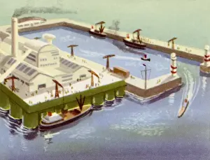 Bristol Harbour Imprime: Floating Harbour