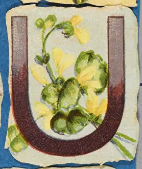 Vintage Floral Art Imprime: FLOWER U