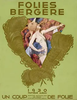 French Entertainment History Imprime: Folies Bergere Programme