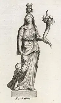 Roman Goddess Of Luck Imprime: FORTUNA