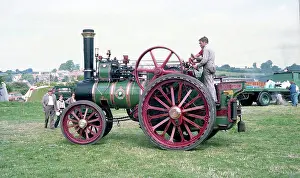 Vintage Steam Engine Imprime: Fowler General Purpose Engine