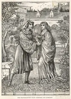 Canterbury Tales Characters Imprime: The Franklins Tale