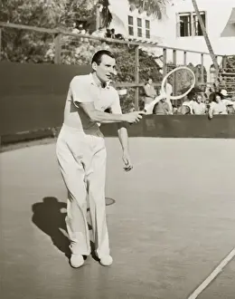 Vintage Tennis Players Imprime: FRED PERRY
