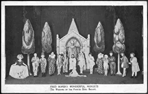 Vintage Circus Art Imprime: Fred Ropers Midgets