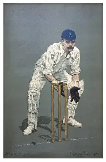 Historical Cricket Images Imprime: G McGregor - Cricketer