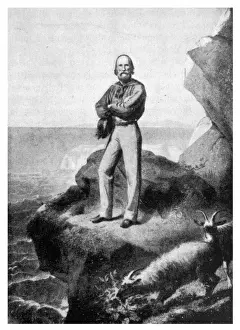 Giuseppe Garibaldi Image Imprime: Garibaldi on Caprera