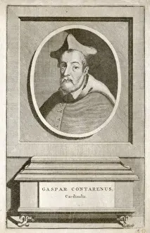 16th Century Prints Imprime: Gaspar Contarini / Oval