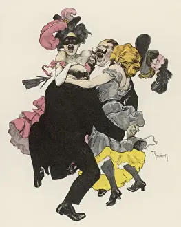 Mary Evans Prints Collection Imprime: Two German Couples 1908