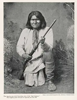 Native American Leaders Imprime: Geronimo